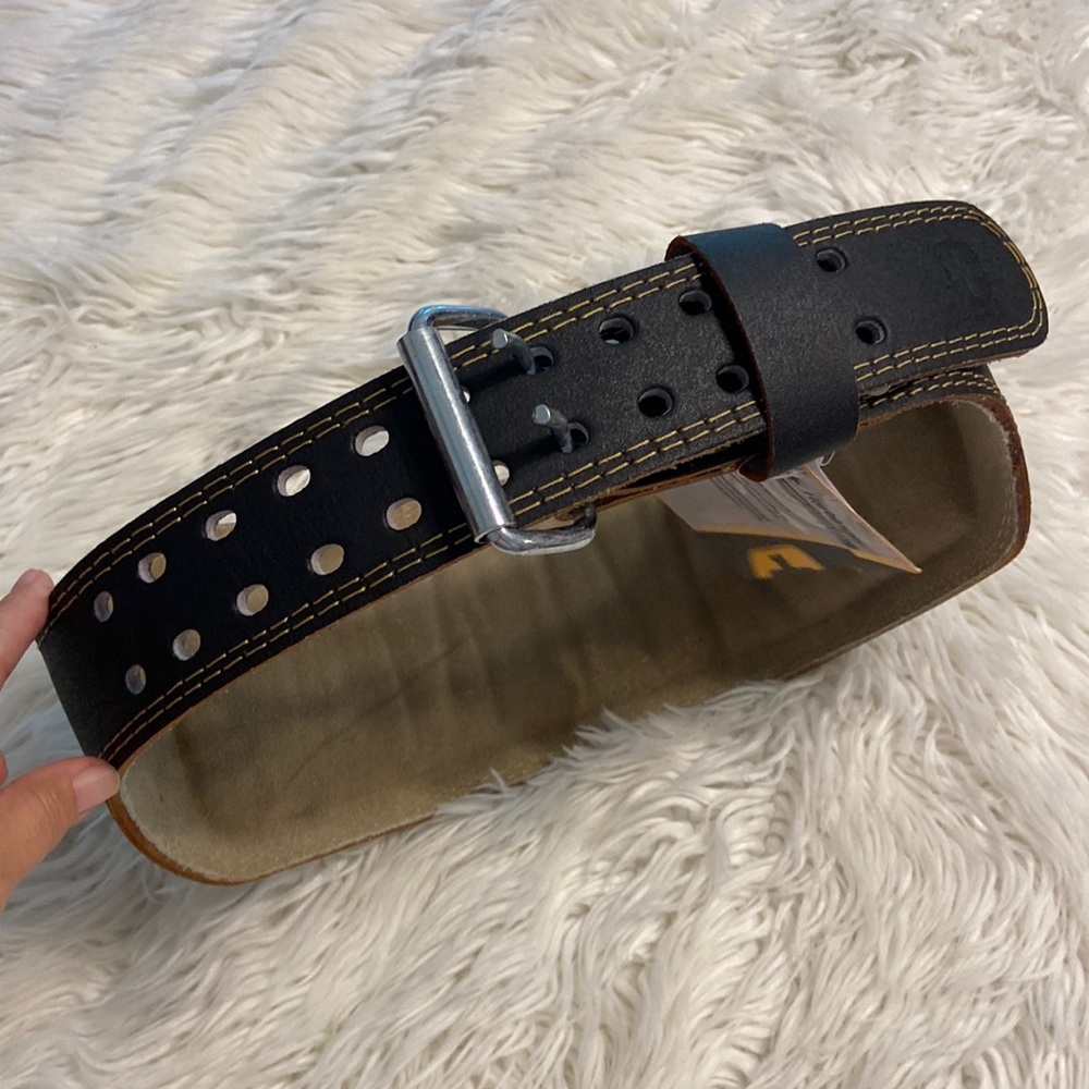 HARBINGER 6” PADDED LEATHER BELT SIZE XL BRAND NEW COLOR BLACK